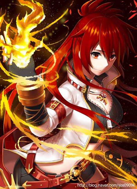 Blazing Heart Elesis Elsword Na By Elesis San On Deviantart