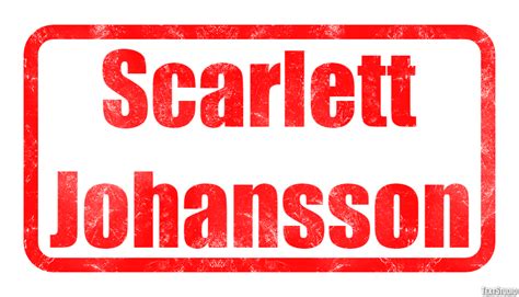 Scarlett Johansson Text Effect and Logo Design Celebrity