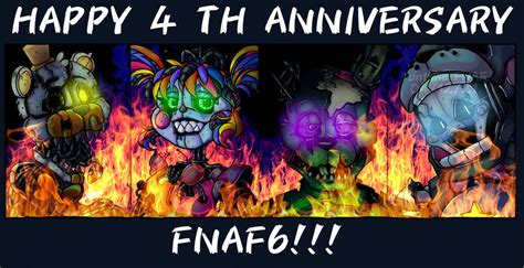 Happy 4th Anniversary Ffps By Funtimefnaf2020 On Deviantart