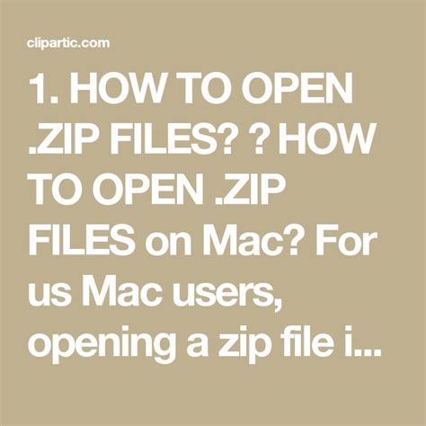 Mac How To Open Zip File News Pedia Room