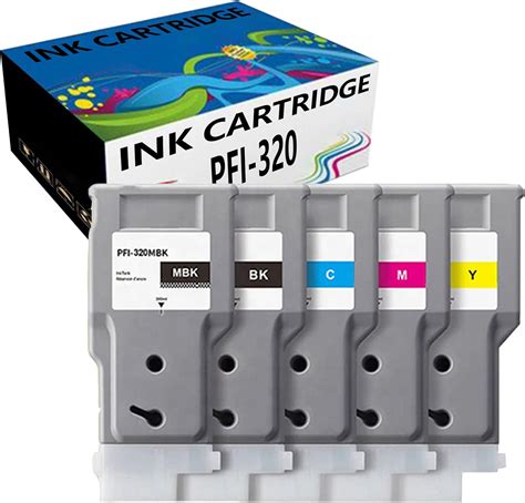 Pfi Ink Cartridge Tank Set Replacement For Canon Pfi Ml