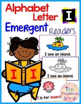 Alphabet Letter I Emergent Readers By Miss Faleena TPT