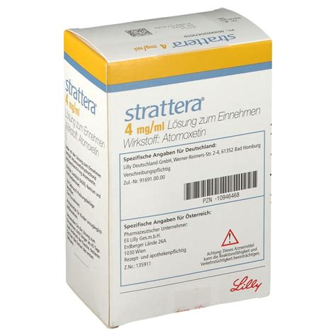 Strattera® 4 Mgml 100 Ml Mit Dem E Rezept Kaufen Shop Apotheke