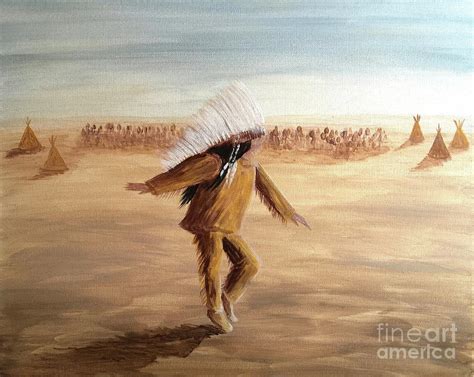 Ghost Dancer Painting By Kj Burk Fine Art America