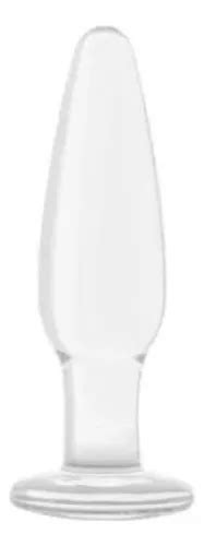 Plug Anal Em Vidro X Cm Translucido Penetrador Base MercadoLivre