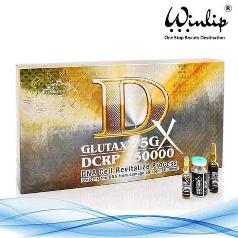 Glutax Gx Dcrp Glutathione Injections Packaging Type Box