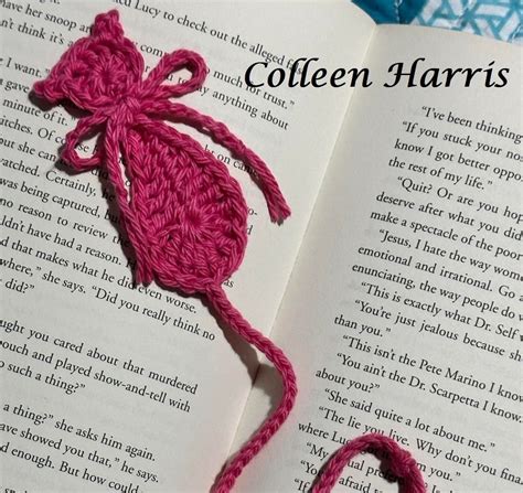 Cats Meow Bookmark — Auburncraft Crochet Design Patterns Free Paid