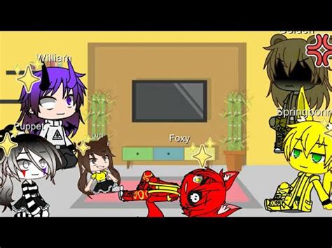 William Golden Springbonnie Puppet Luci Foxy React To Until We