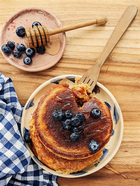 Pancakes Con Yogurt Griego Biscotti Galletas