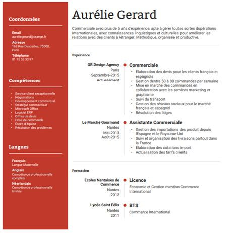 How To Write A French Resume