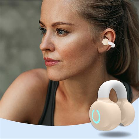 Jrocdr Mini True Wireless Headphones Version 53 Sports Hover Headphones Ear Stereo Ear Clip On