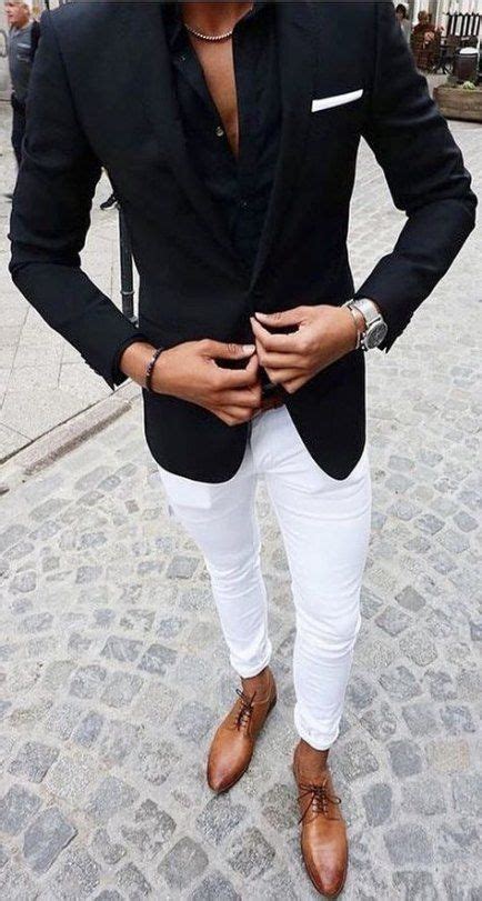 Black And White Business Casual For Men Dresses Images 2022