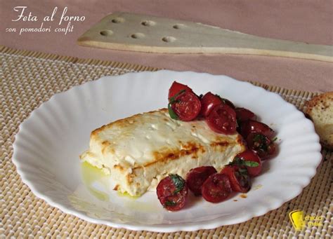 Feta Al Forno Con Pomodori Confit Ricetta Facile Chicco Di Mais