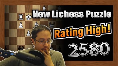 New Lichess Puzzle Rating High: 2580! - YouTube