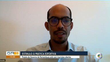 GRTV 1ª Edição Secretário Executivo de Esportes fala sobre edital de