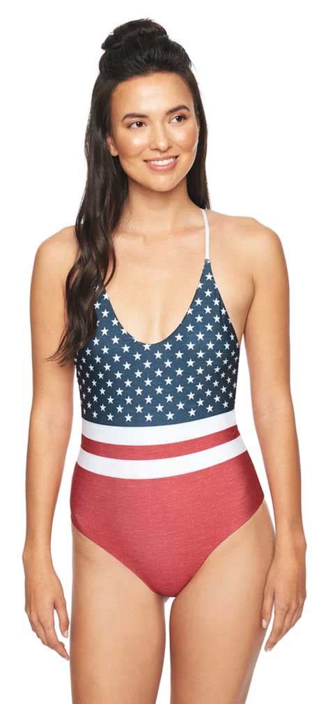 Hurley True Blue Reversible One Piece Swimsuit Gym Red