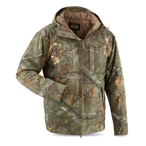 Guide Gear Men S Insulated Silent Adrenaline Hunting Jacket 670506 ...