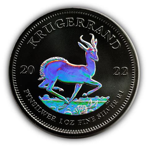 Krugerrand Oz Srebrna Moneta Ruten Hologram Smocza Mennica