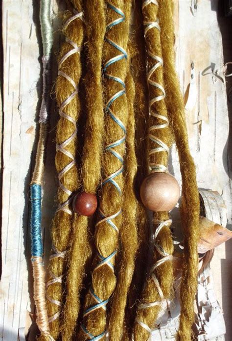 10 Custom Clip In Or Braid In Dreadlock Extensions Standard Synthetic