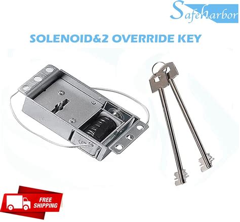 Gun Electronic Safe Lock ‎replacement Chrome Keypad With Solenoid 2