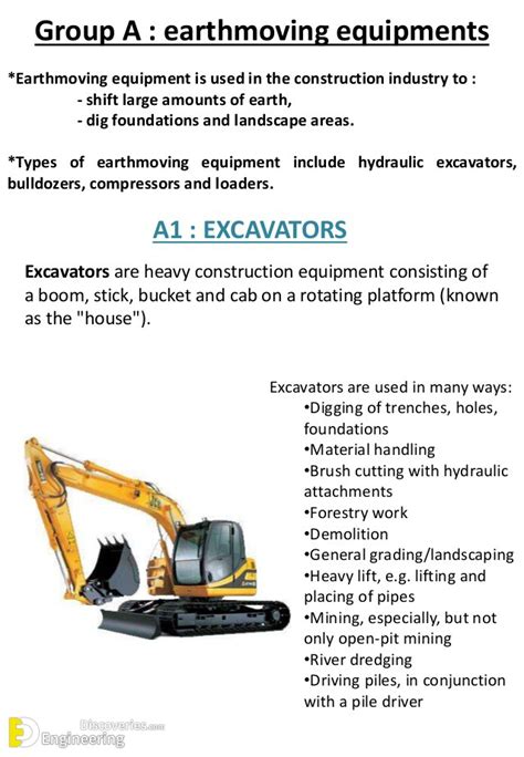 Types Of Heavy Construction Equipment And Their Role | Engineering ...