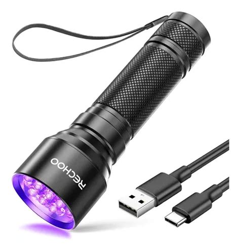 Rechoo Linterna Uv Luz Negra Led Nm Ultravioleta Meses Sin