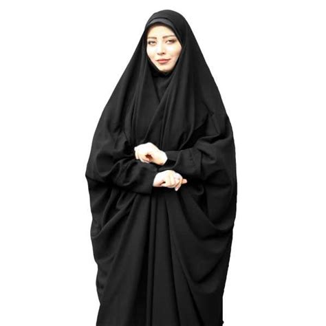 Islamic Arabic Black Chador Hejab For Women And Praying Sadafi