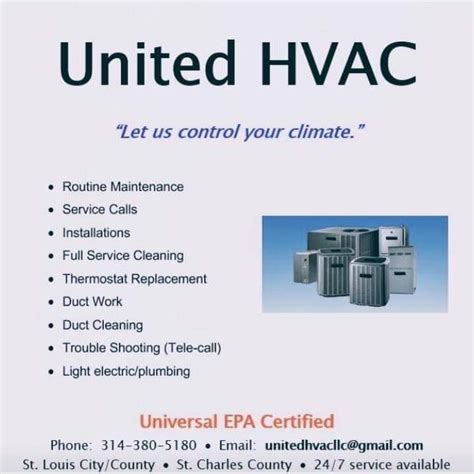 United Hvac Florissant Missouri Heating And Air Conditioninghvac