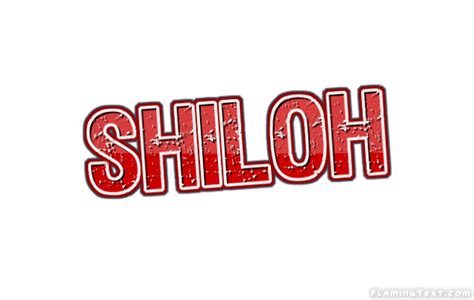 Shiloh ロゴ フレーミングテキストからの無料の名前デザインツール