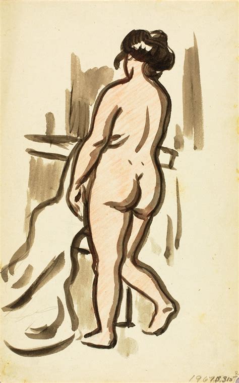 Female Nude By Carl Newman Artvee