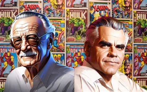 Stan Lee and Jack Kirby by seanjo on DeviantArt