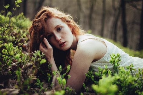 Wallpaper Sunlight Forest Redhead Model Nature Urban Grass