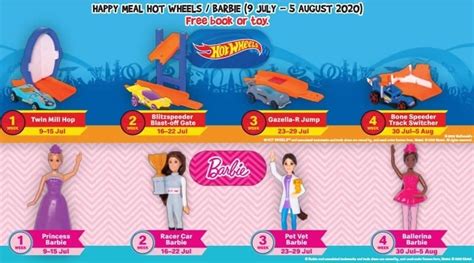 McDonald S SG Brings Back The Best Of 80s With Hot Wheels Barbie