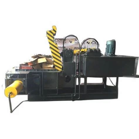 Mild Steel Hp Triple Action Baling Press Machine Mm Capacity