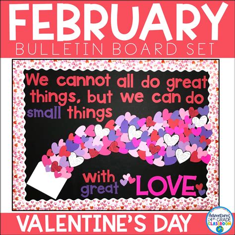 February Bulletin Board Set Valentine S Day Adventures Of A 4th