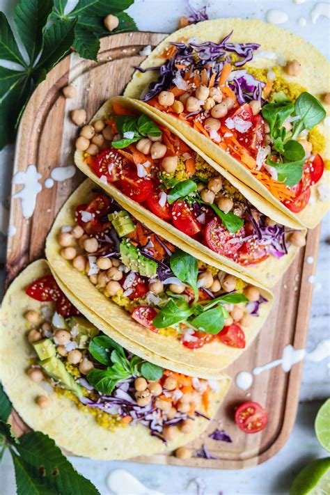 Vegan Rainbow Tacos Easy Vegan Tacos Recipe Two Spoons