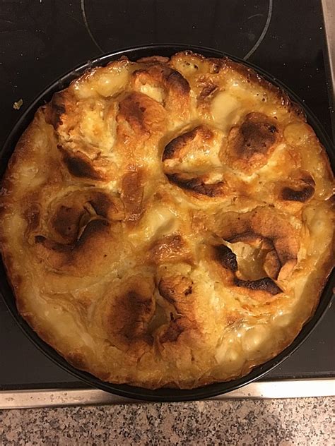 Bratapfelkuchen mit Sahne Pudding Füllung von AprilCherZ Chefkoch de