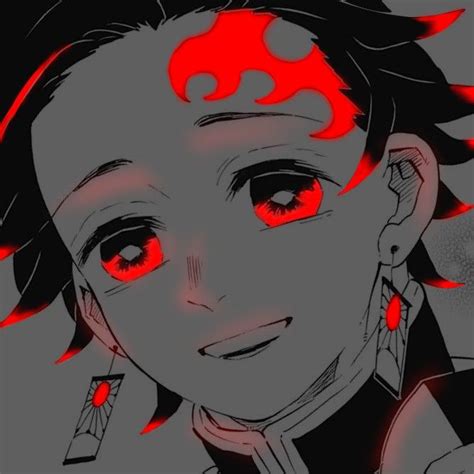 Tanjiro Kamado Neon Icon Kimetsu No Yaiba Kamado Slayer Demon Glow