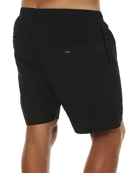 Thrills Standard Issue Volley Mens Beach Short Black Surfstitch