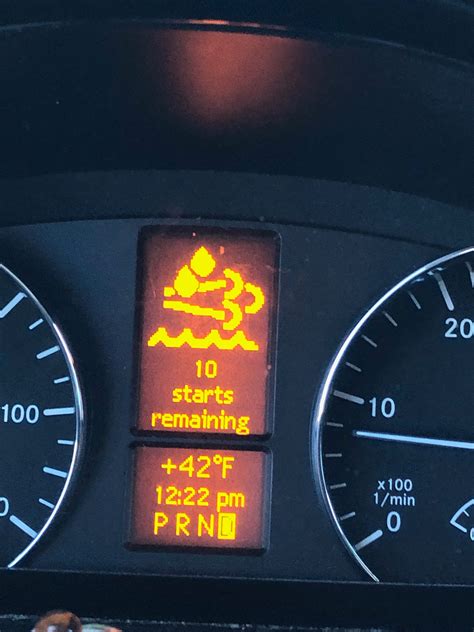 Mercedes Dashboard Warning Lights Symbols