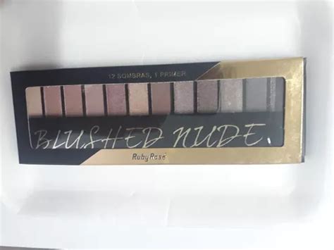 Paleta De Sombras De Ojos Blushed Nude Ruby Rose Colores