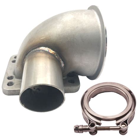 Stainless Steel V Band Deg T T Turbo Elbow Adapter Flange