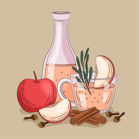 Apple cider clip art Vectors & Illustrations for Free Download | Freepik