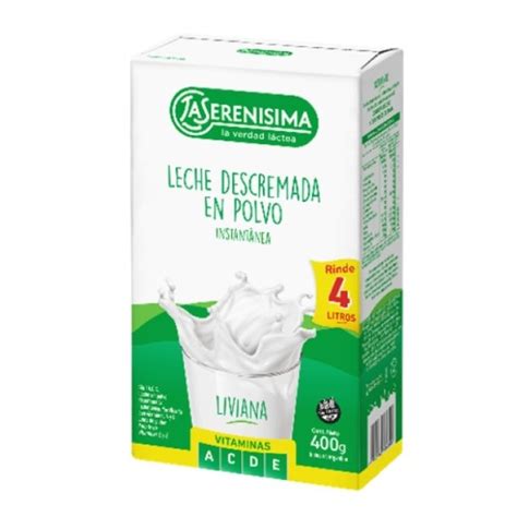 Leche En Polvo La Serenisima 400 Gr Descremada