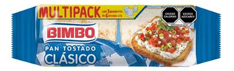 Bimbo Pan Tostado Cl Sico Multipack