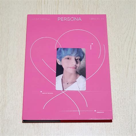 Map Of The Soul MOTS Persona V3 Taehyung V Photocard Poca PC Official