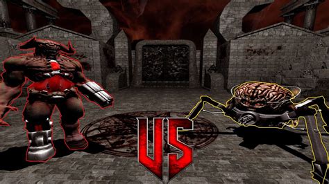 Cyberdemon Classic Vs Mastermind DOOM 3 Monster Infighting DOOM