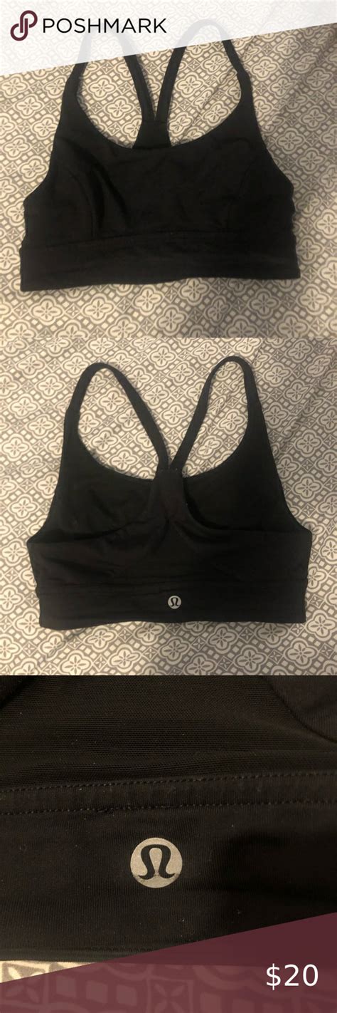 Black Lululemon Sports Bra | Racer Back Style