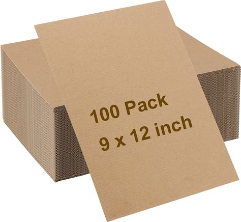 Amazon Juvale Sheets X Corrugated Cardboard Backing