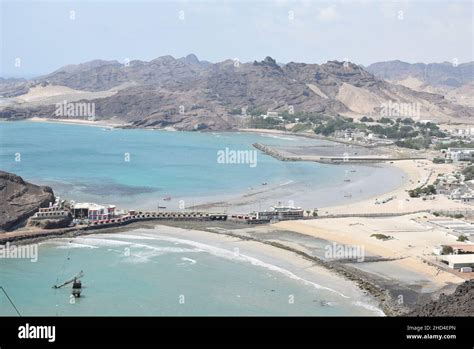 Aden Yemen 2nd Jan 2022 Photo Shows An Empty Coastal Resort Park In